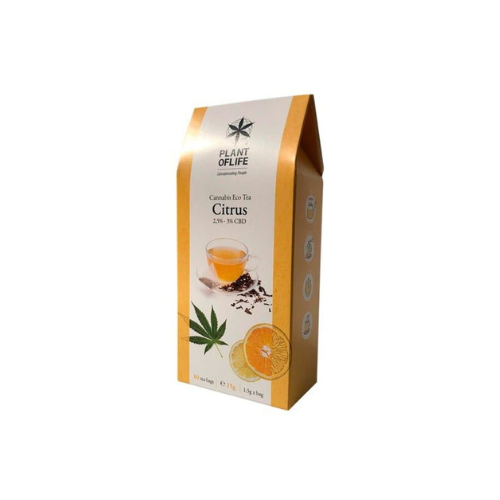 Plant of Life 2.5%-3% CBD Infusion Tea Citrus (20g)